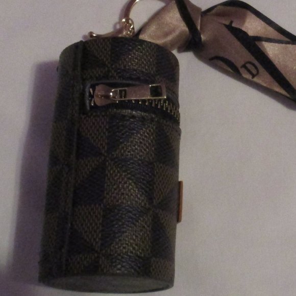 NWOT UNBRANDED Keychain Purse Fob Brown - Picture 2 of 7